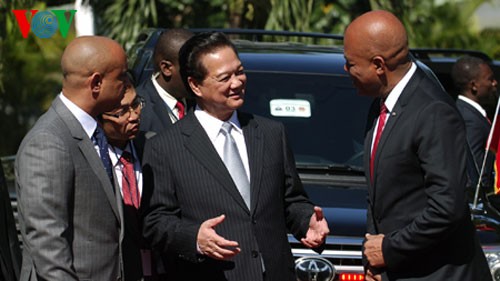 Prime Minister Nguyen Tan Dung wraps up visit to Haiti  - ảnh 1